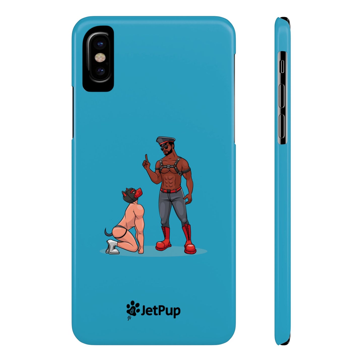 Sir & Pup Slim iPhone Cases - Turquoise