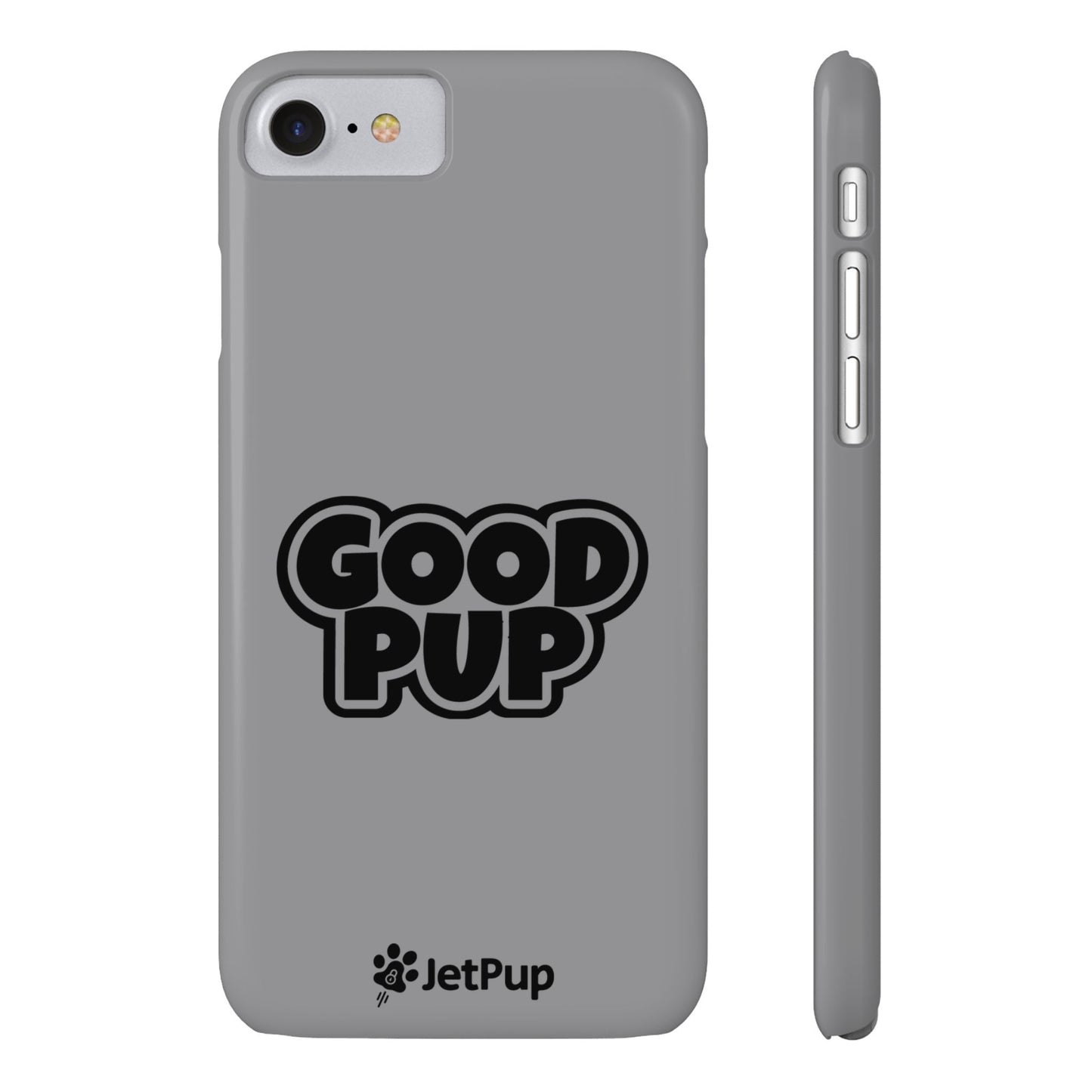 Good Pup Slim iPhone Cases - Grey