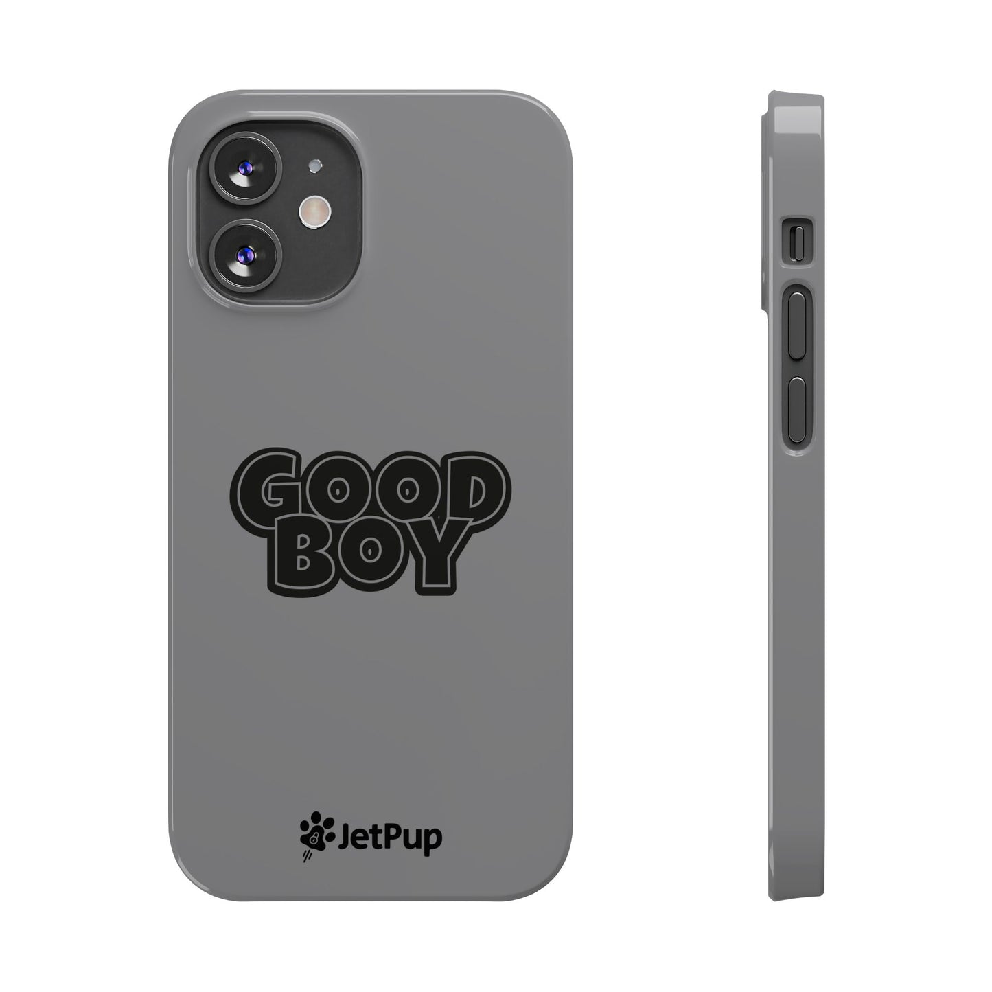 Good Boy Slim iPhone Cases - Grey