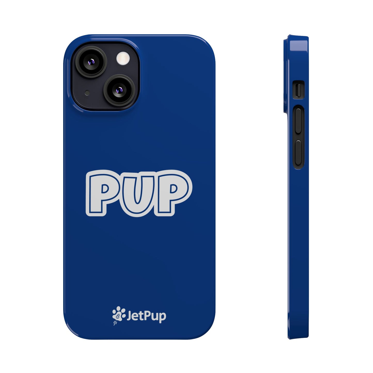 Pup Slim iPhone Cases - Blue