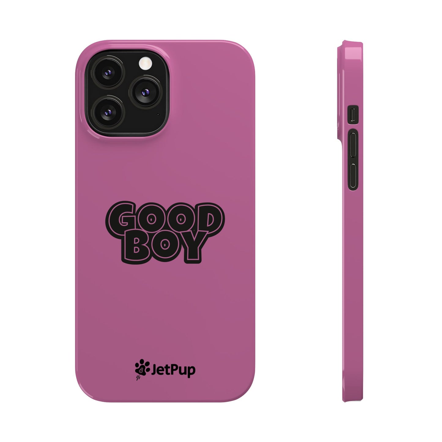 Good Boy Slim iPhone Cases - Pink