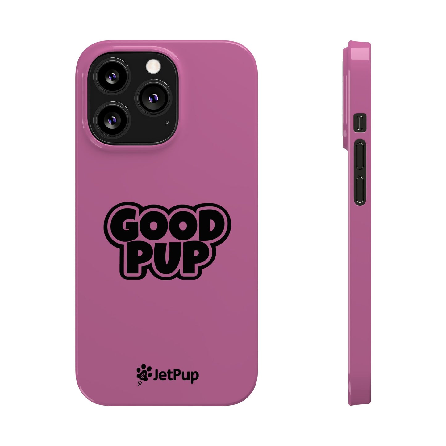 Good Pup Slim iPhone Cases - Pink