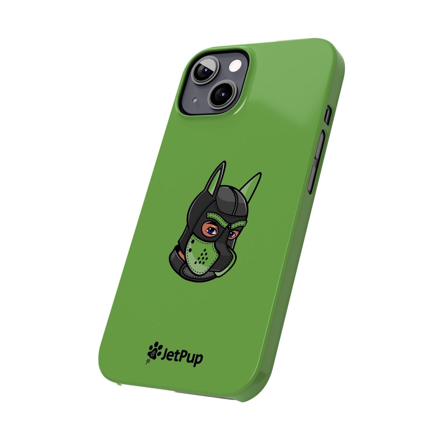 Pup Hood Slim iPhone Cases - Green