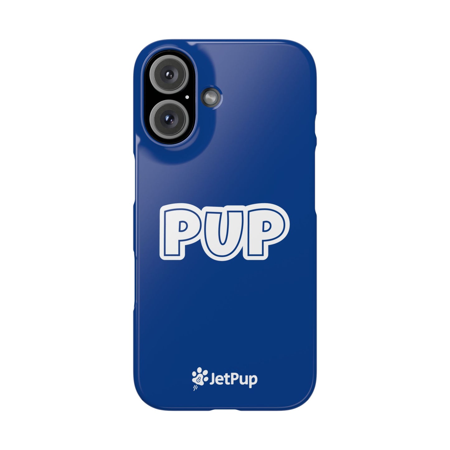 Pup Slim iPhone Cases - Blue