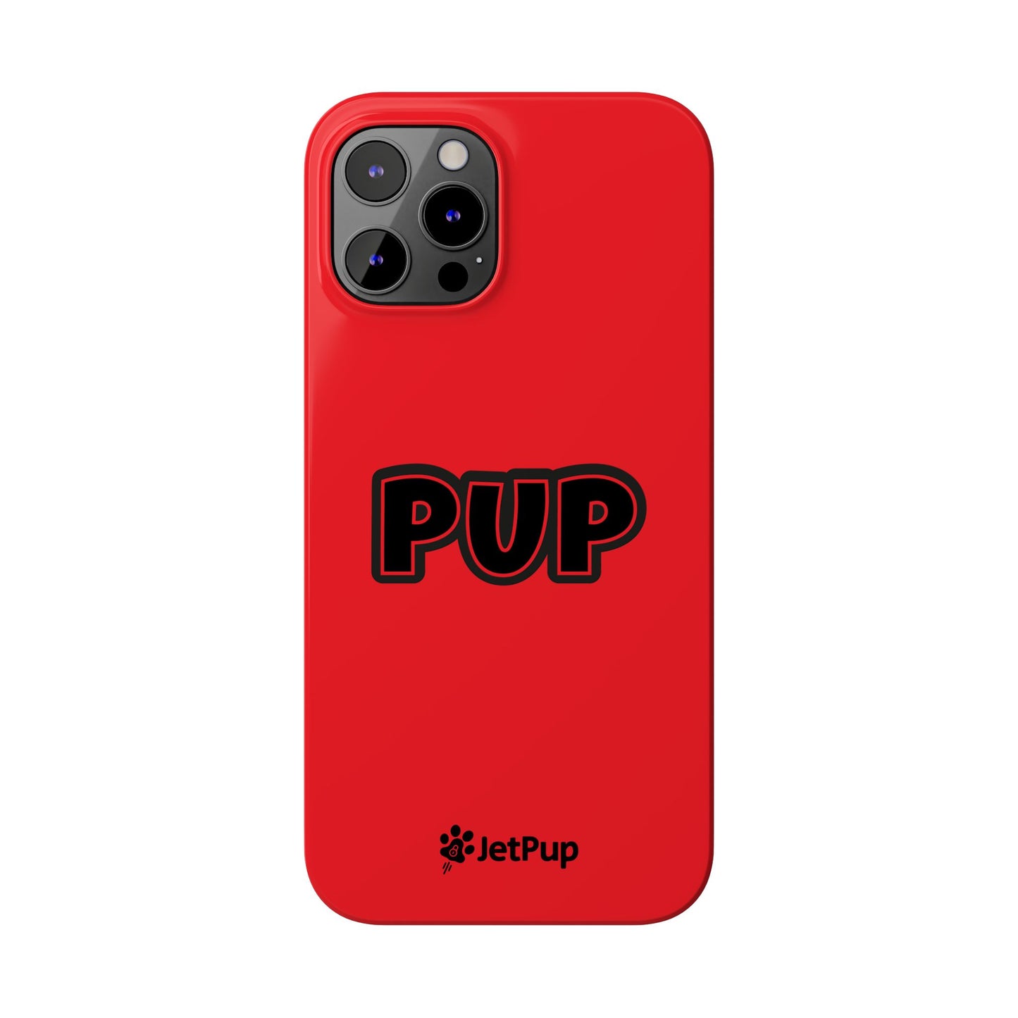 Pup Slim iPhone Cases - Red