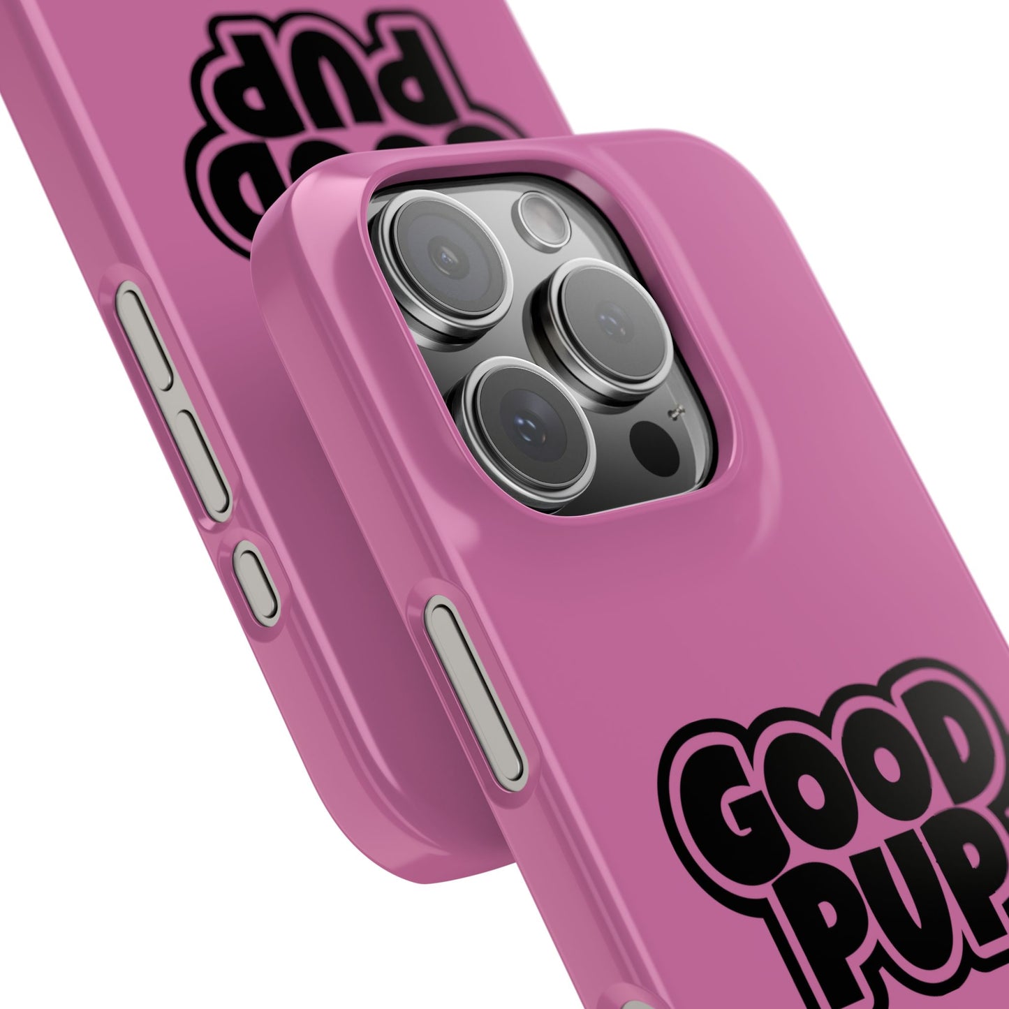 Good Pup Slim iPhone Cases - Pink