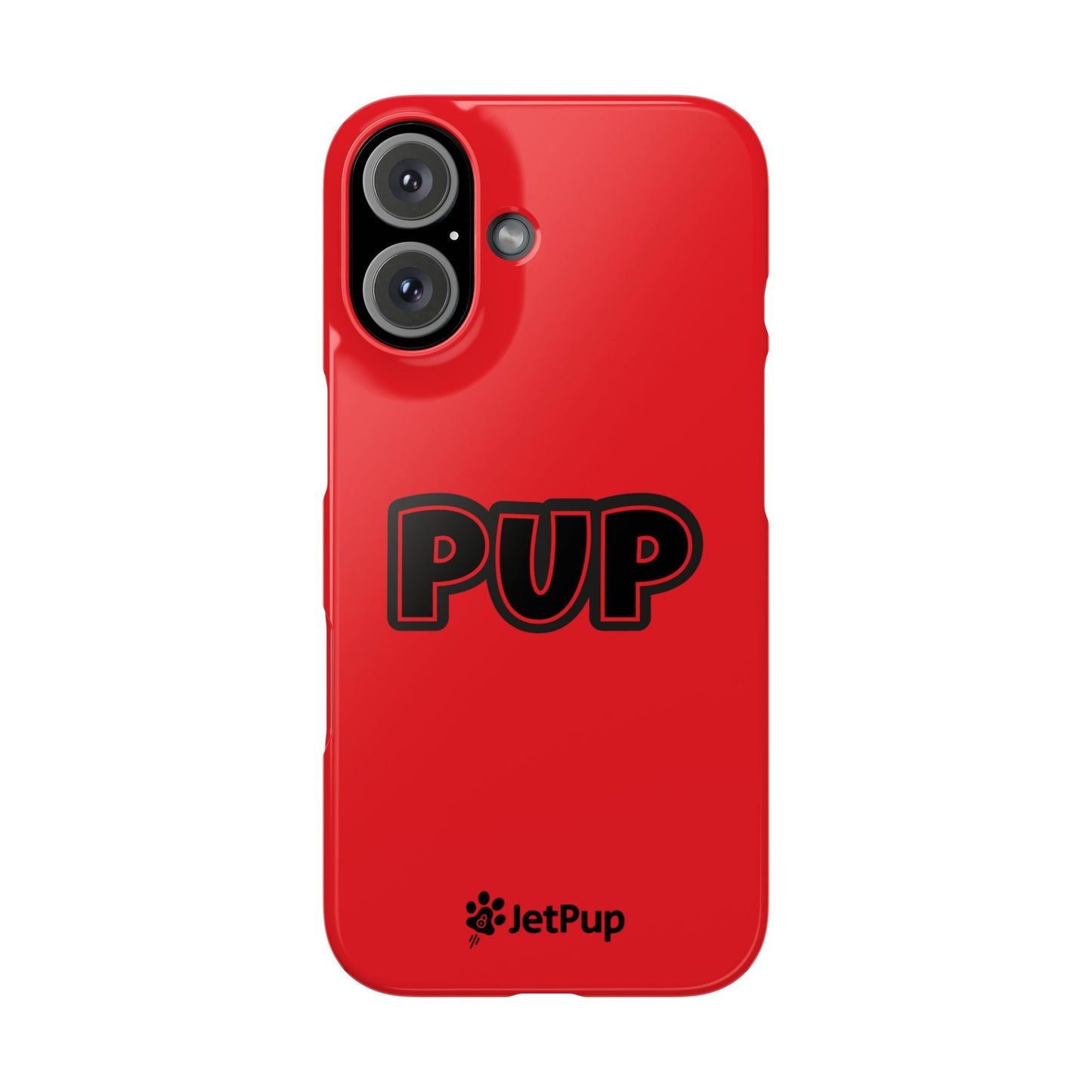 Pup Slim iPhone Cases - Red