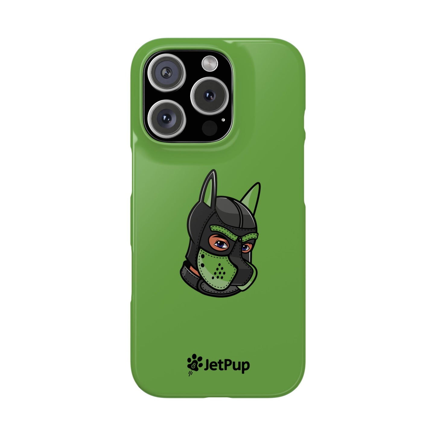 Pup Hood Slim iPhone Cases - Green