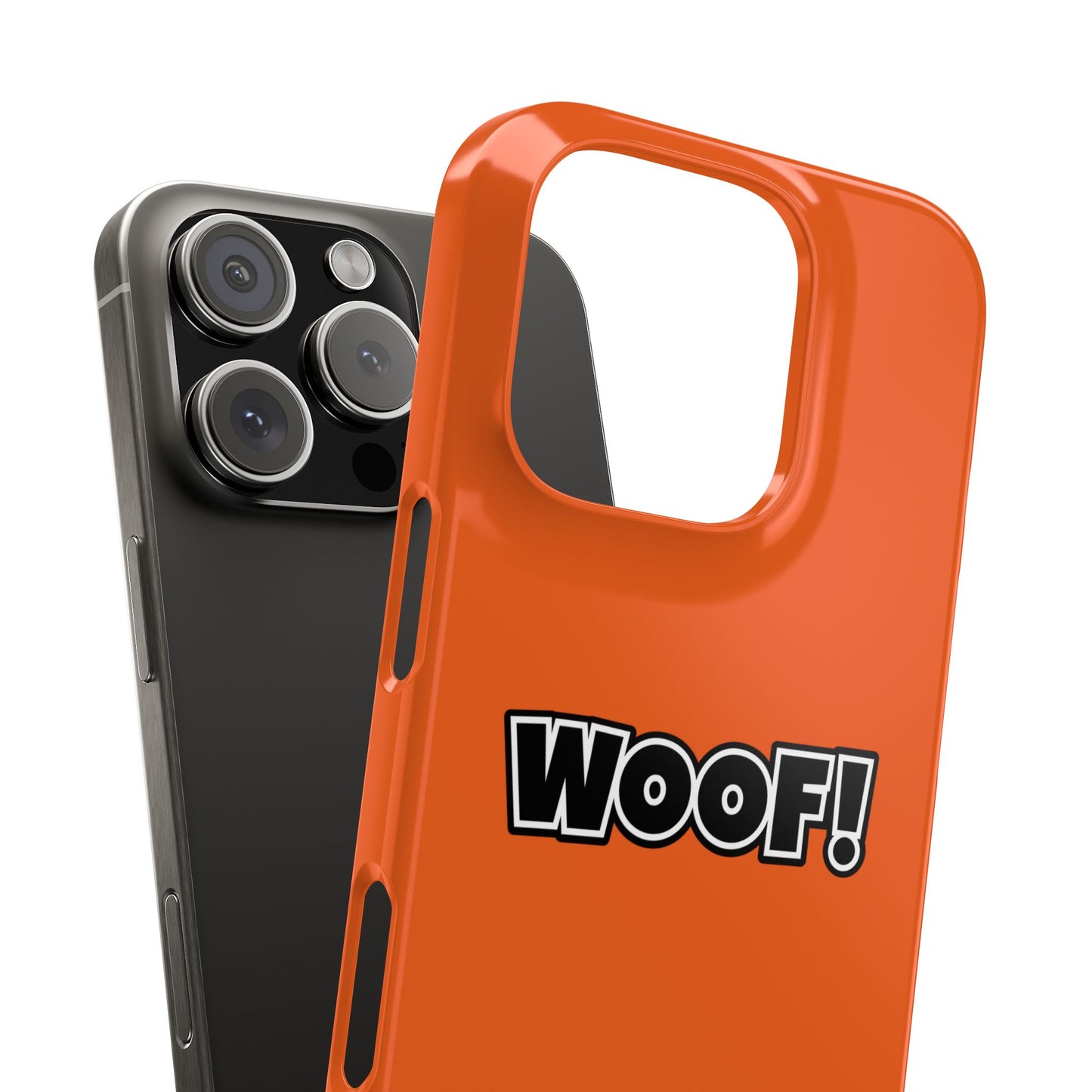 Woof Slim iPhone Cases - Orange