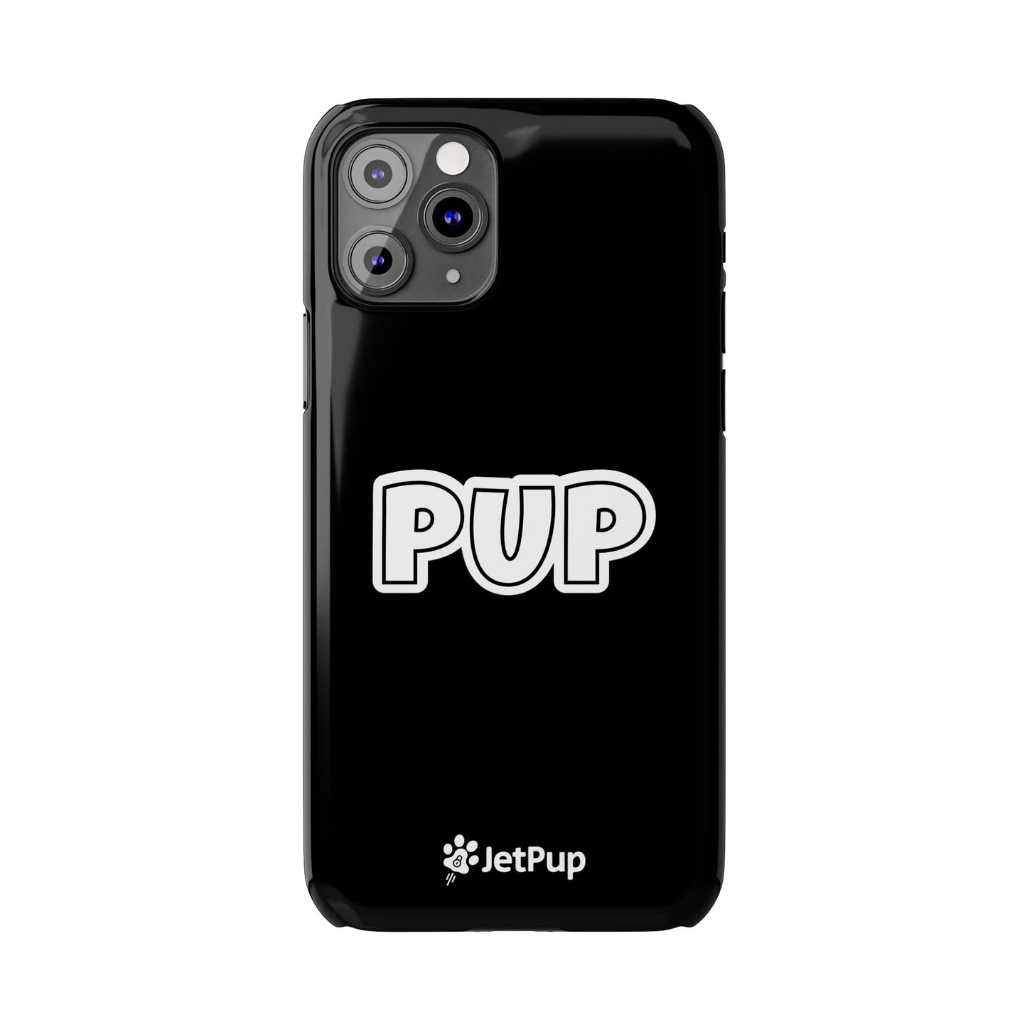 Pup Slim iPhone Cases - Black