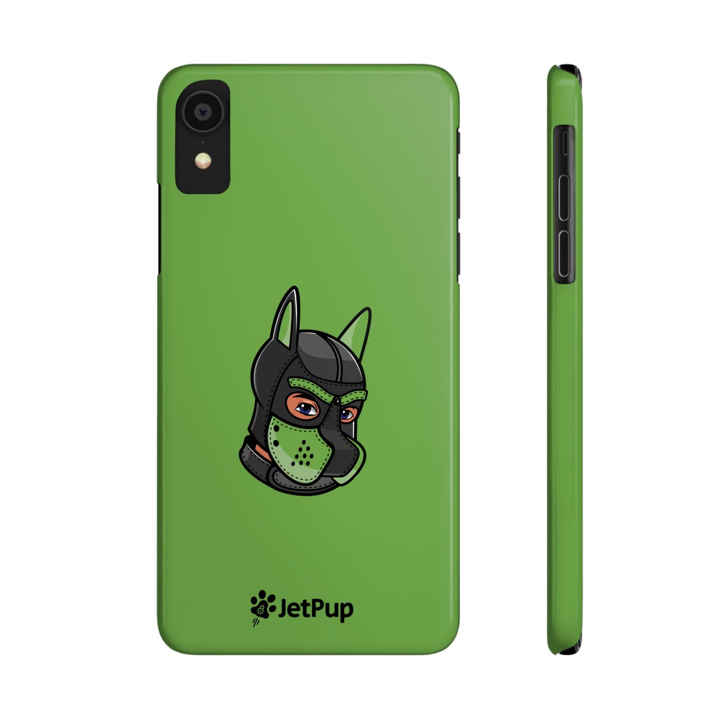 Pup Hood Slim iPhone Cases - Green