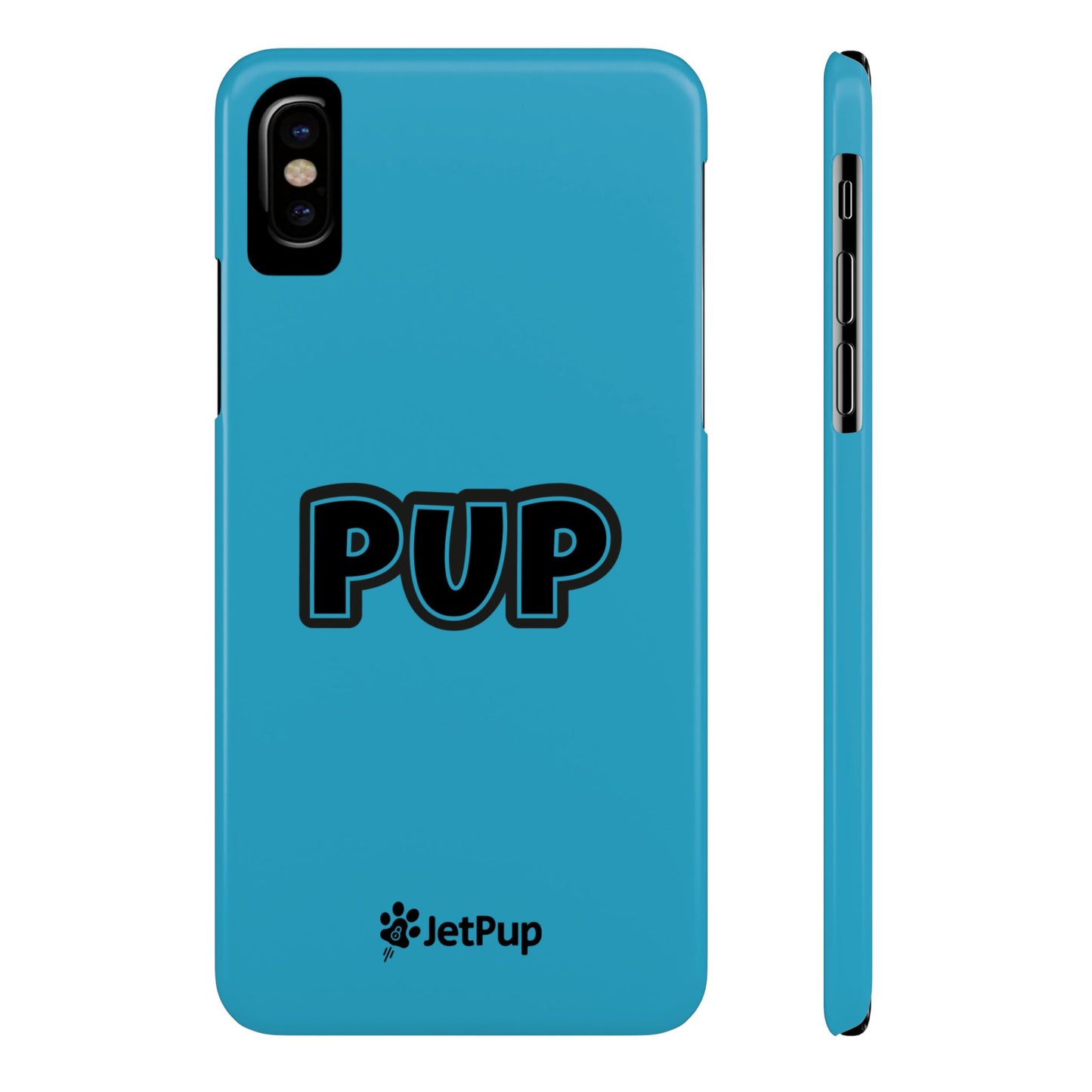 Pup Slim iPhone Cases - Turquoise