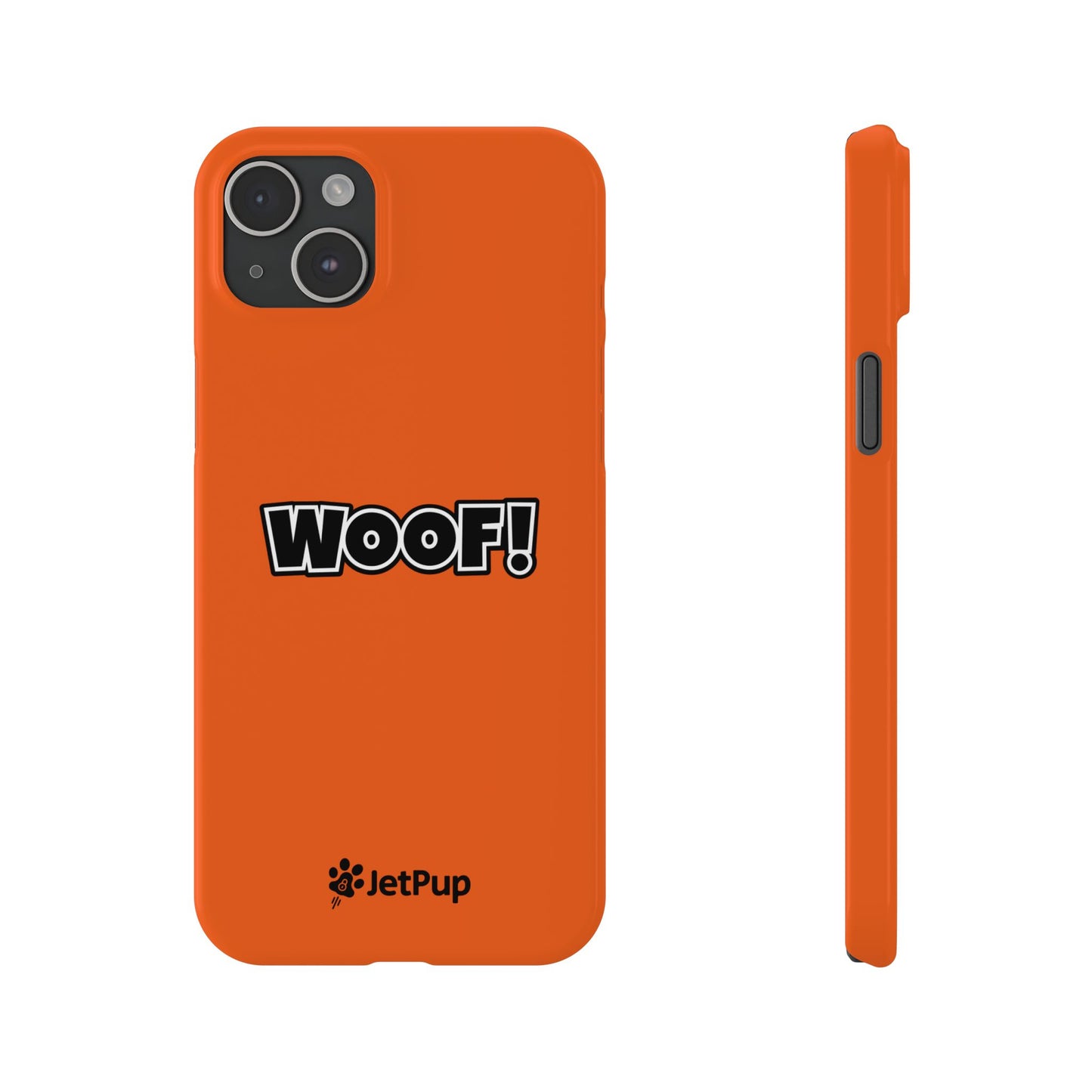 Woof Slim iPhone Cases - Orange