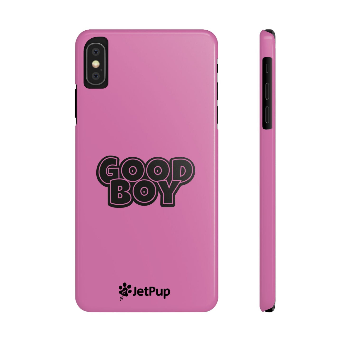 Good Boy Slim iPhone Cases - Pink