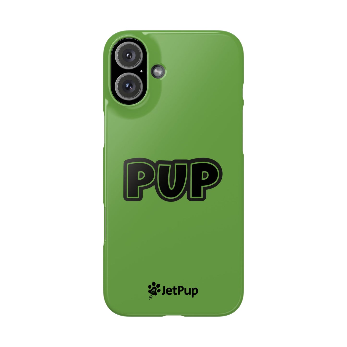 Pup Slim iPhone Cases - Green
