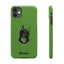 Pup Hood Slim iPhone Cases - Green