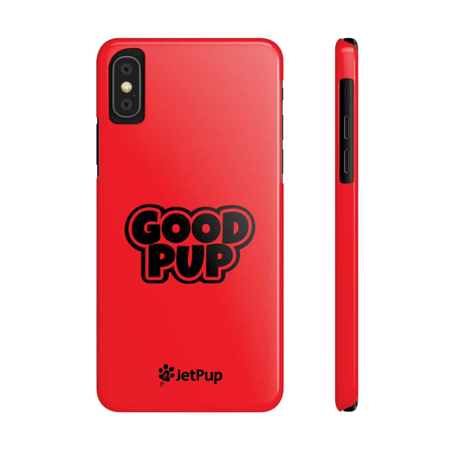 Good Pup Slim iPhone Cases - Red