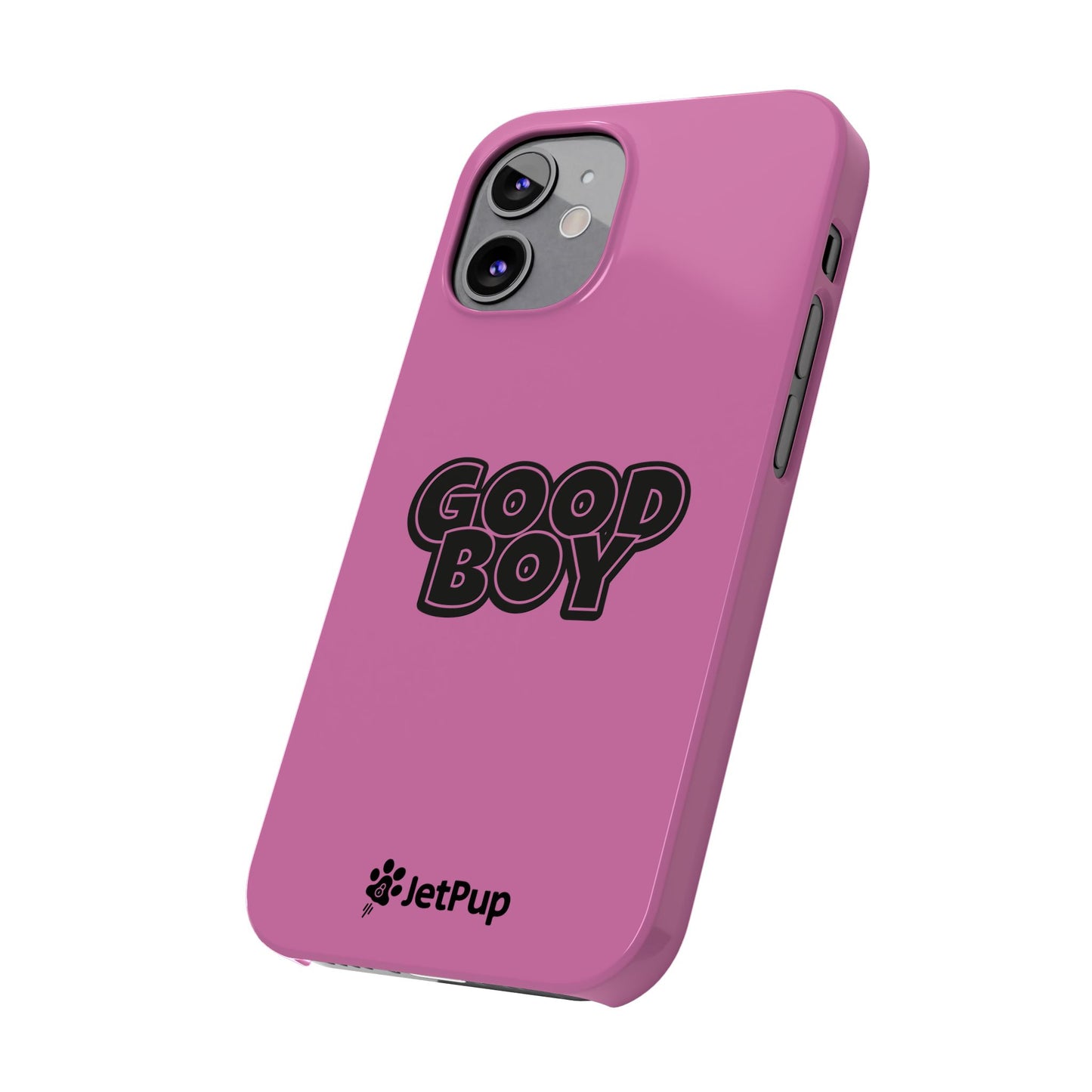 Good Boy Slim iPhone Cases - Pink