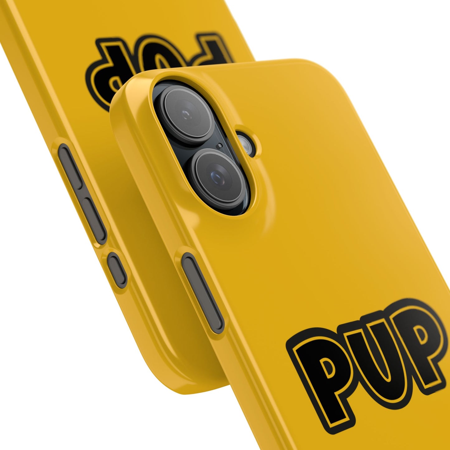 Pup Slim iPhone Cases - Yellow