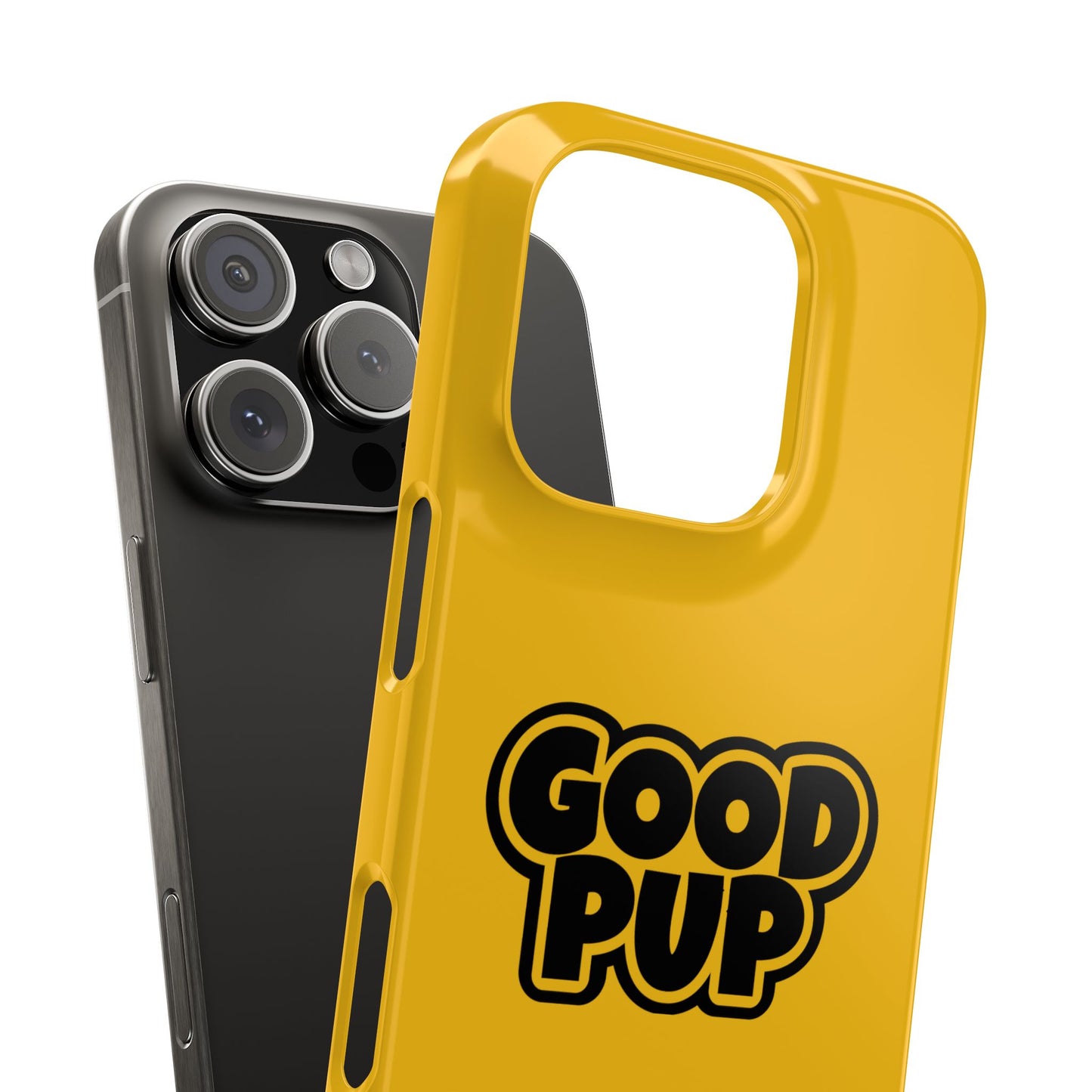Good Pup Slim iPhone Cases - Yellow