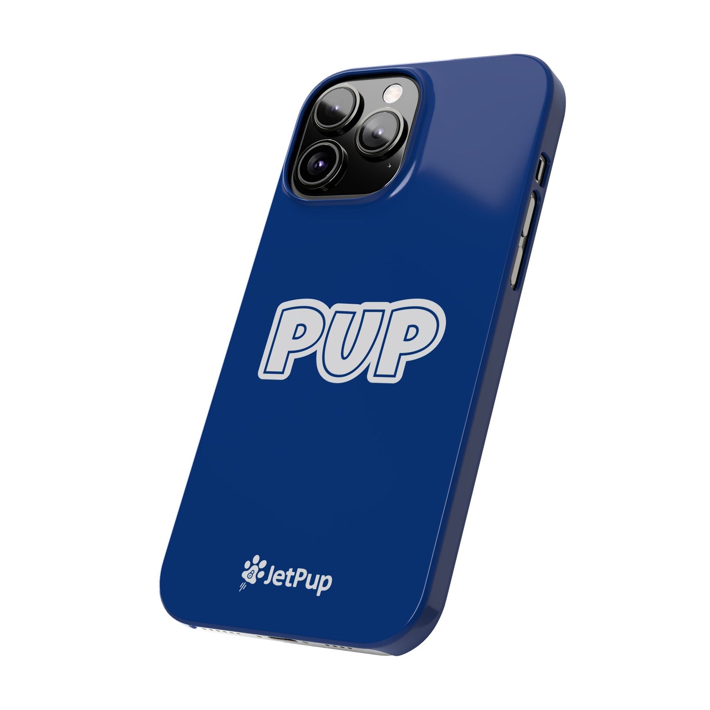 Pup Slim iPhone Cases - Blue