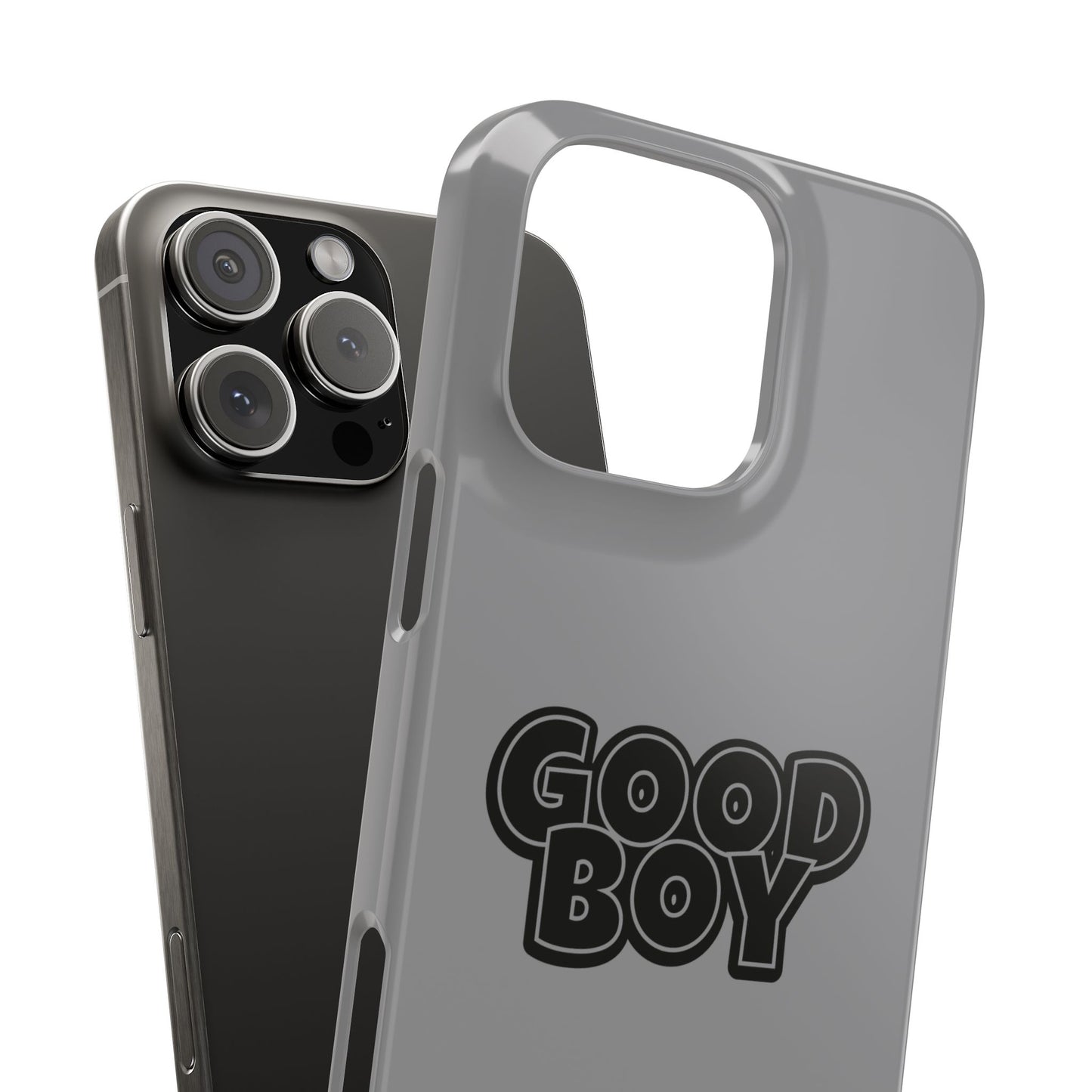 Good Boy Slim iPhone Cases - Grey
