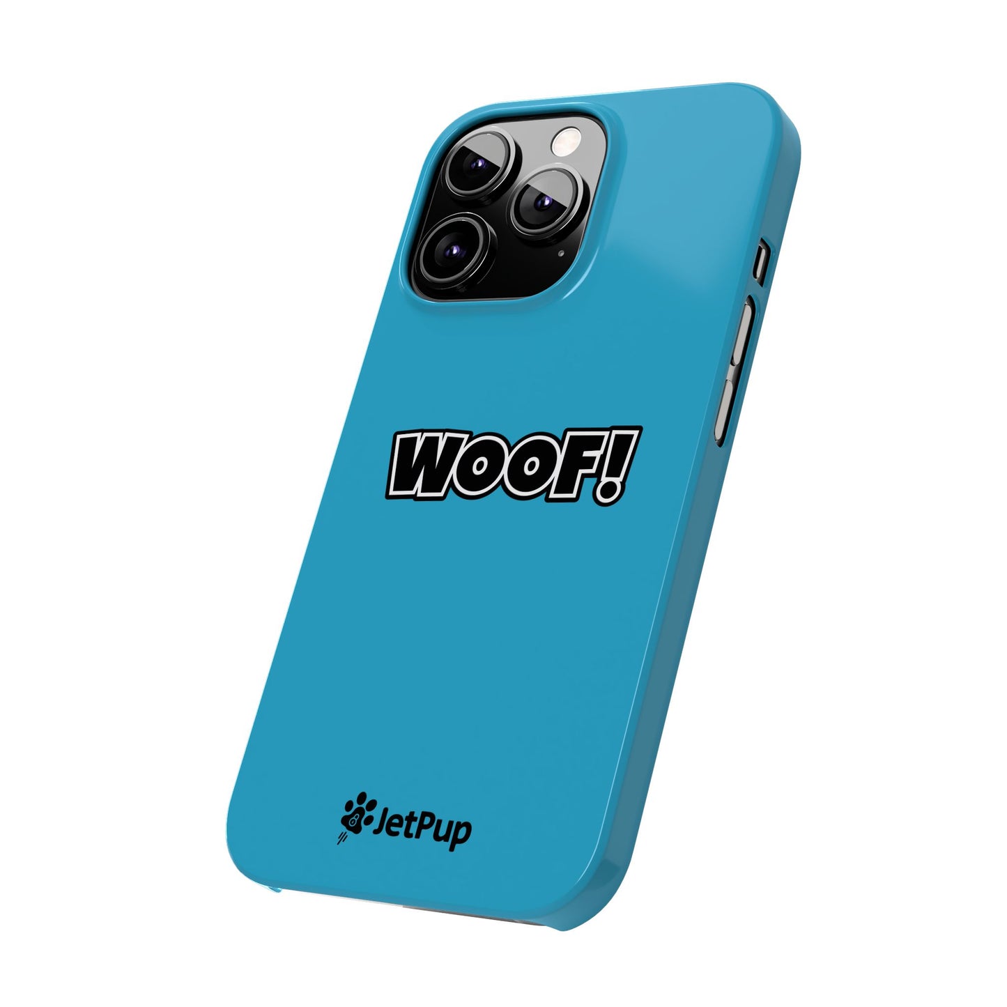 Woof Slim iPhone Cases -Turquoise