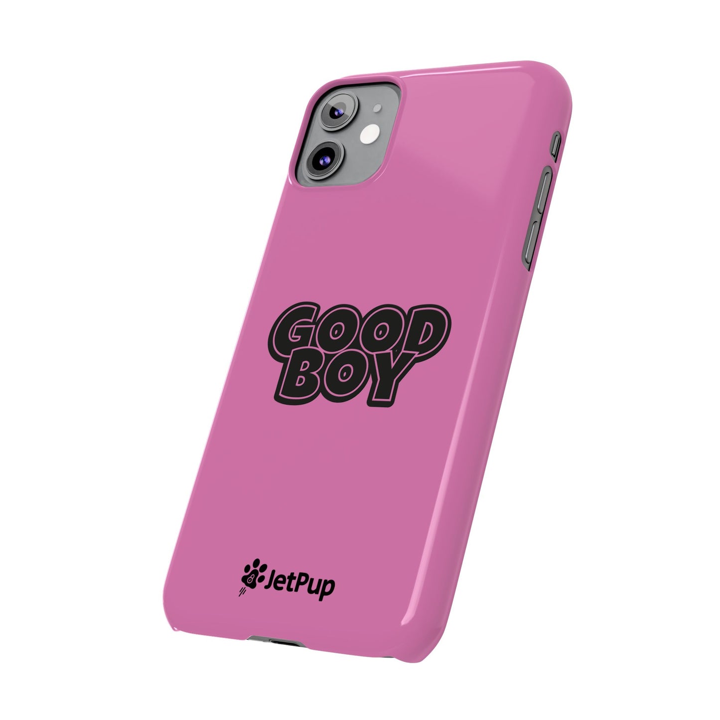 Good Boy Slim iPhone Cases - Pink