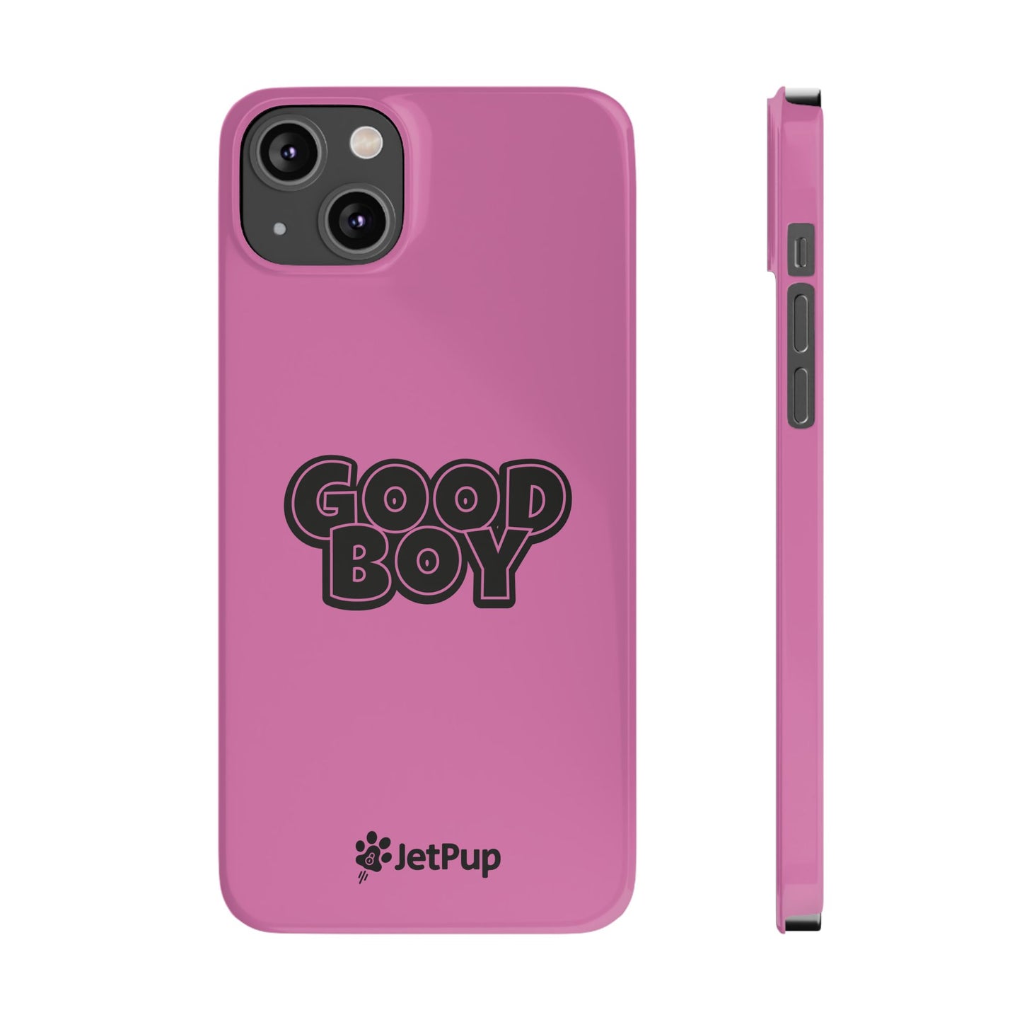 Good Boy Slim iPhone Cases - Pink
