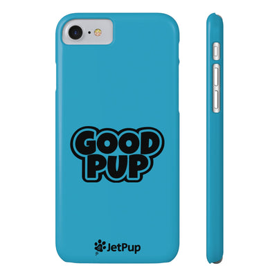 Good Pup Slim iPhone Cases - Turquoise