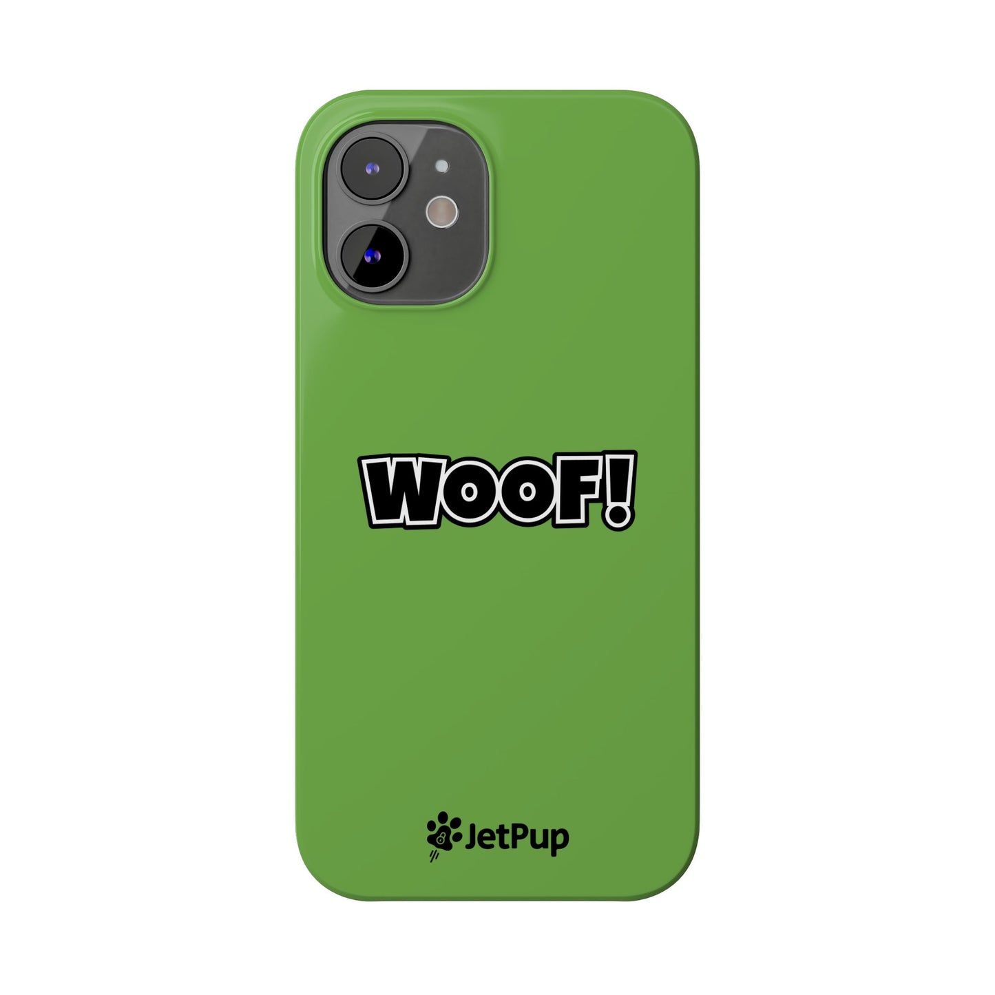 Woof Slim iPhone Cases - Green