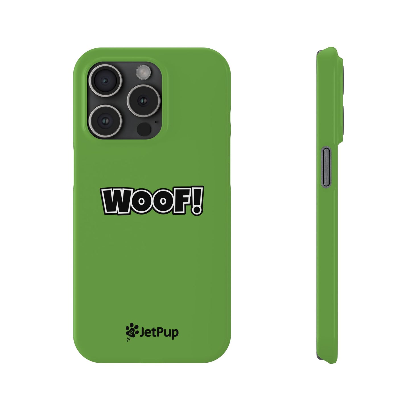 Woof Slim iPhone Cases - Green