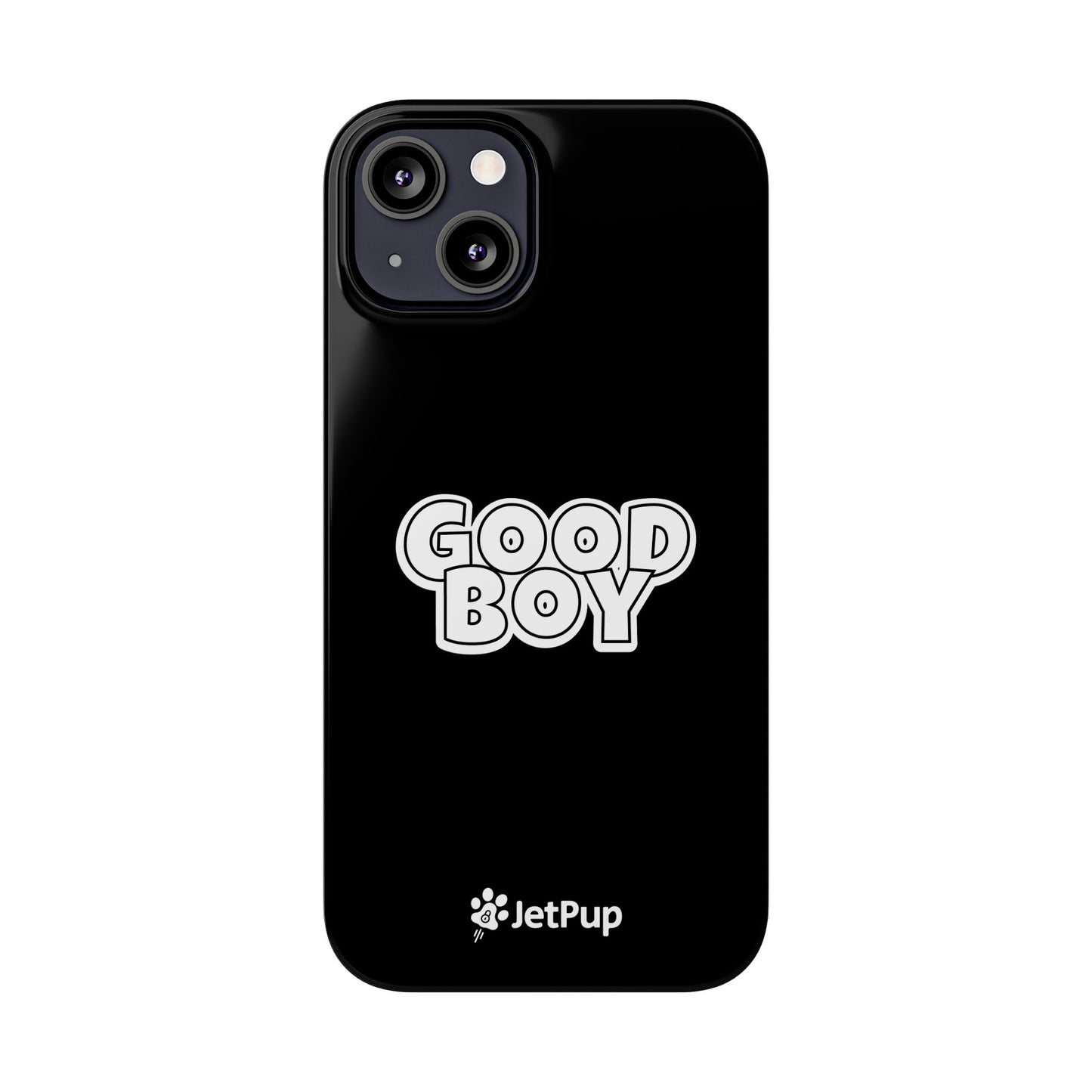 Good Boy Slim iPhone Cases - Black