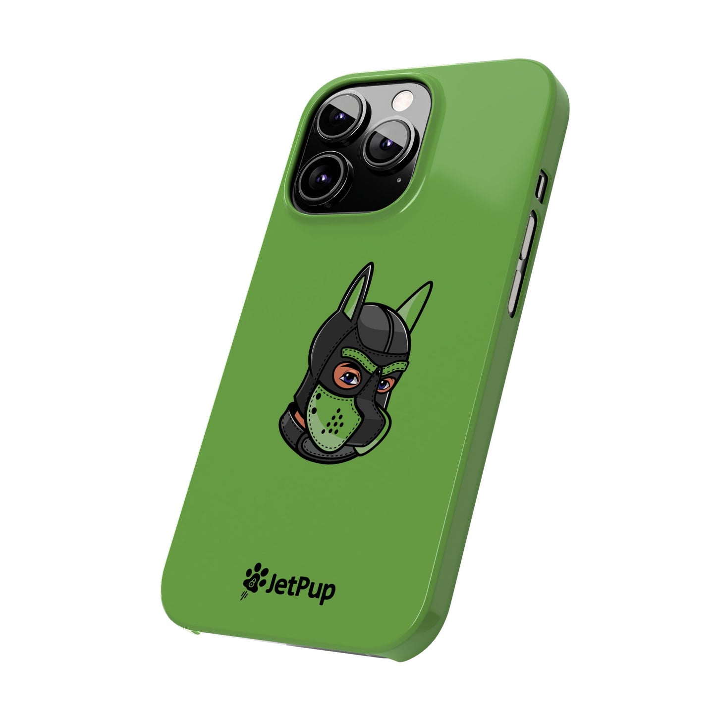 Pup Hood Slim iPhone Cases - Green
