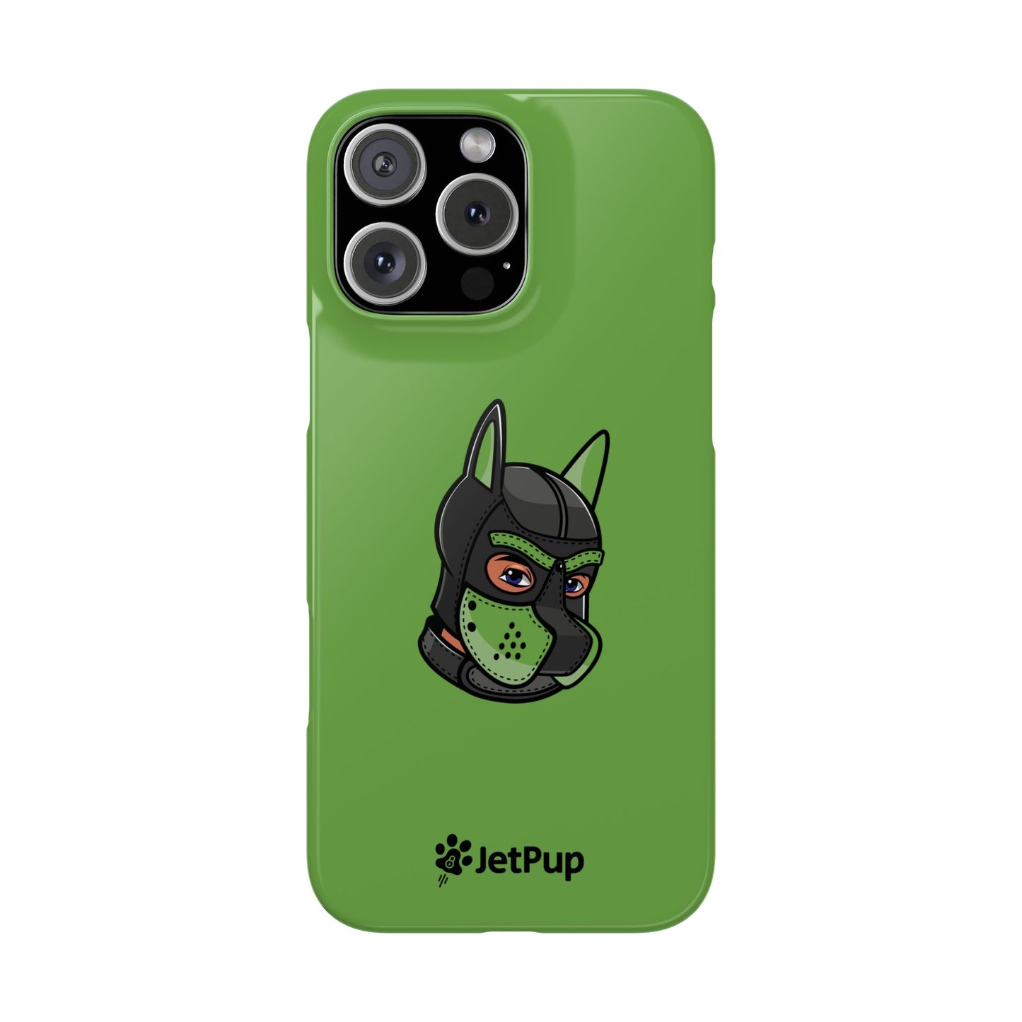 Pup Hood Slim iPhone Cases - Green