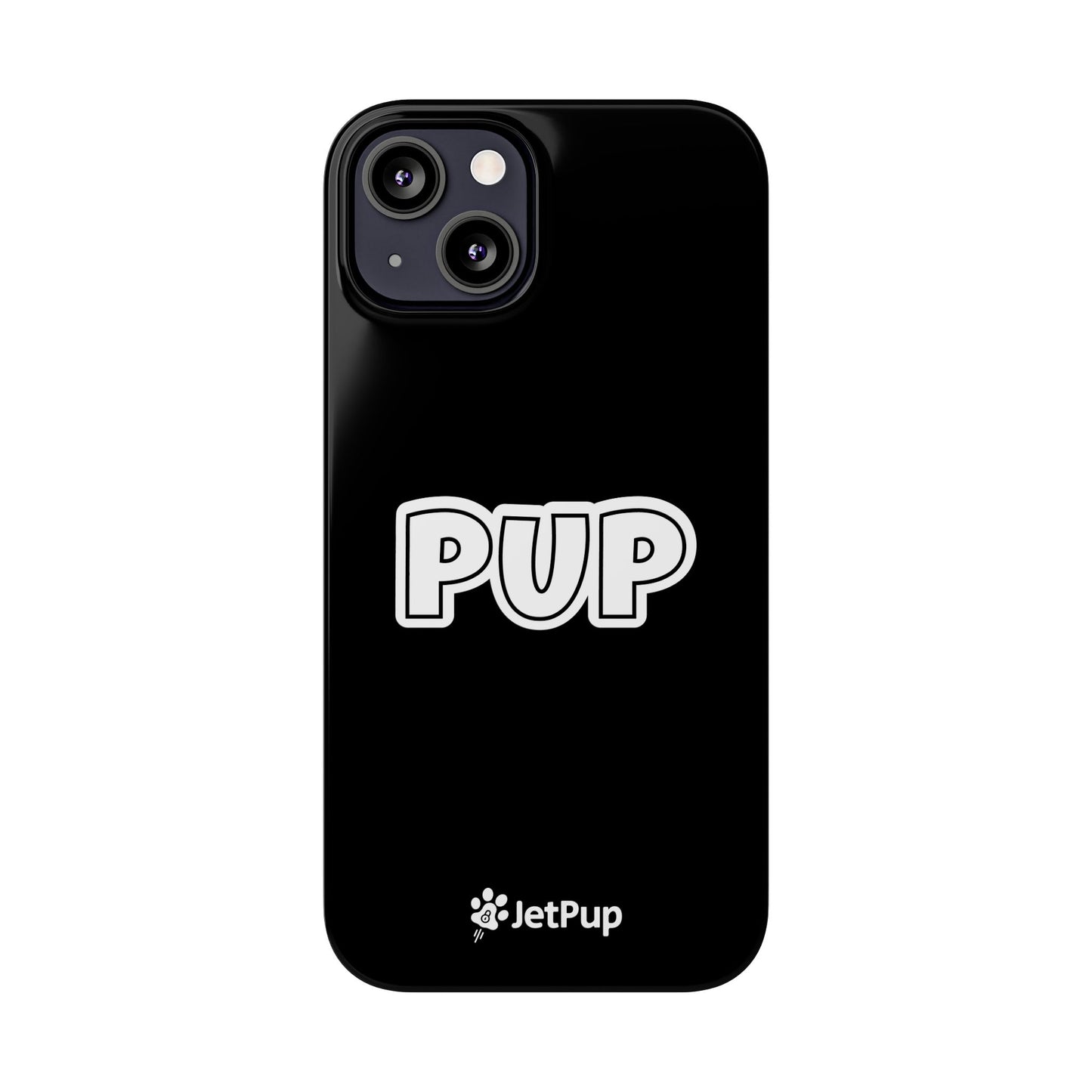 Pup Slim iPhone Cases - Black