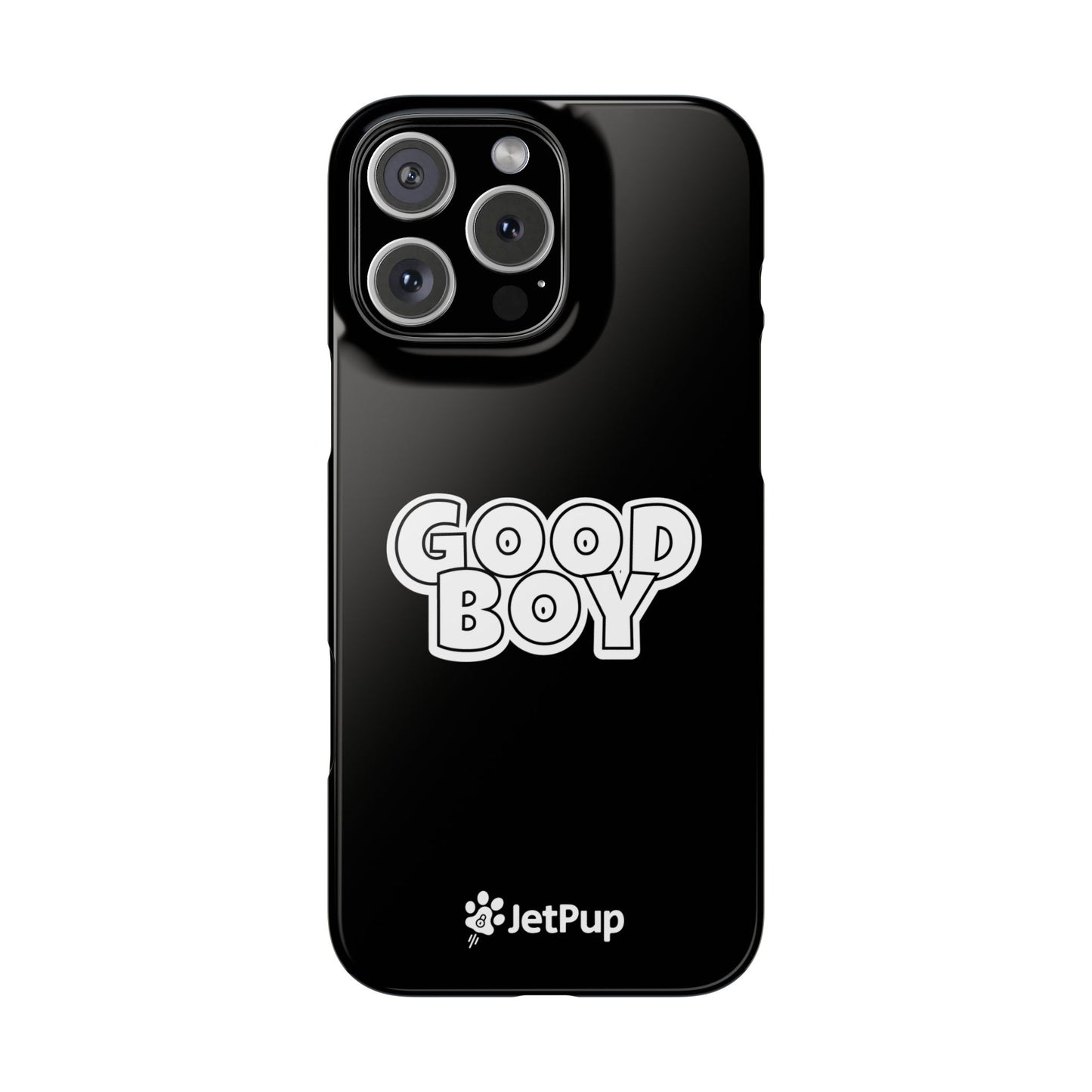 Good Boy Slim iPhone Cases - Black