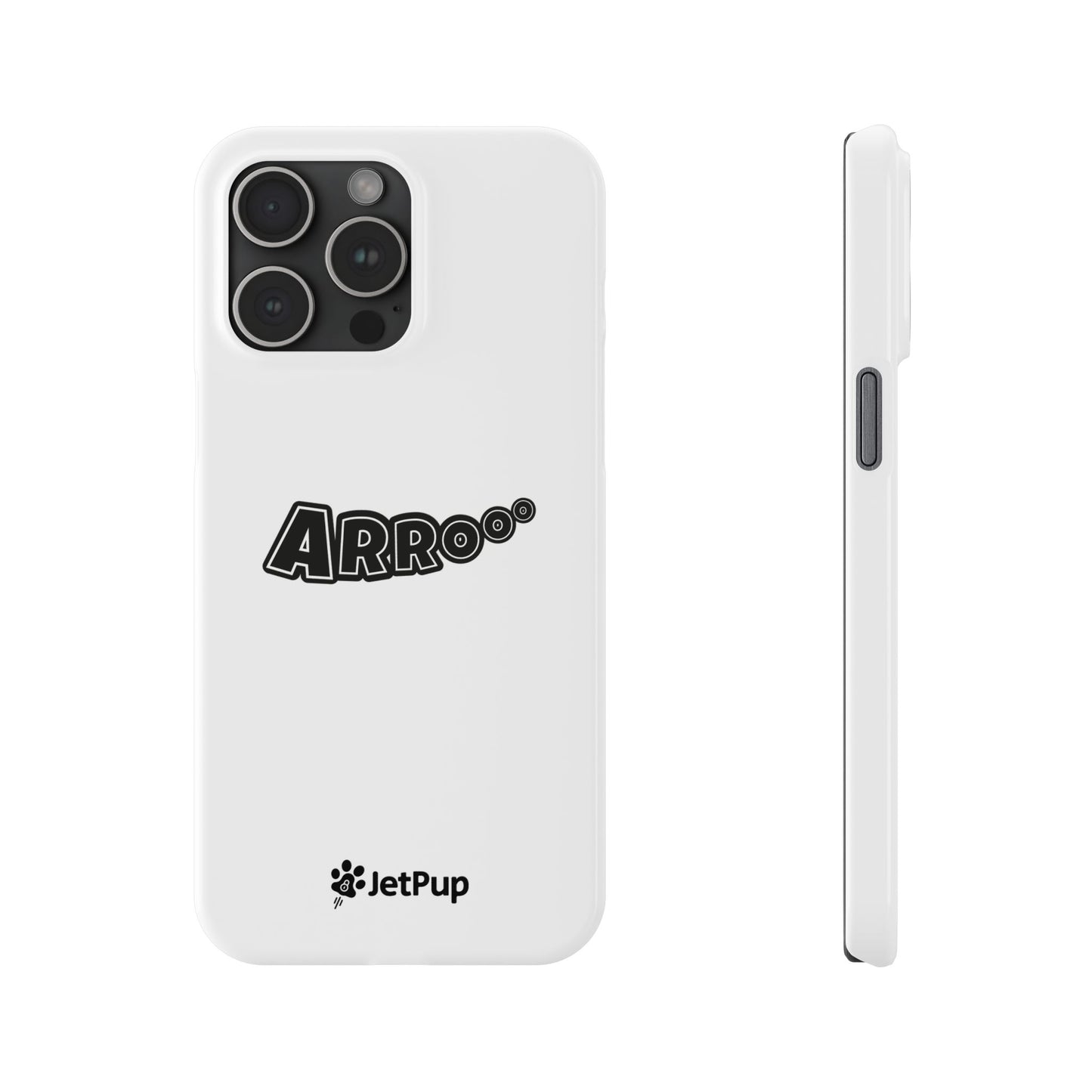 Arrooo Slim iPhone Cases - White