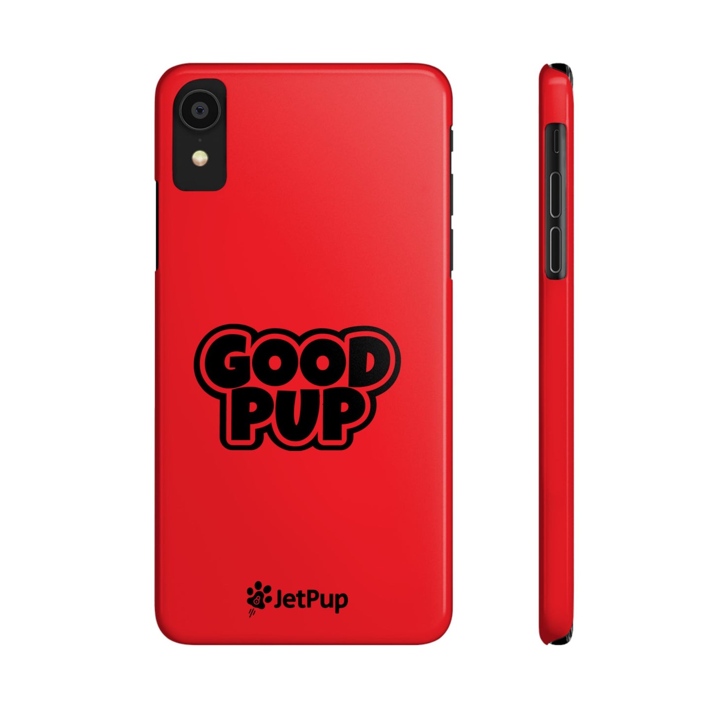 Good Pup Slim iPhone Cases - Red