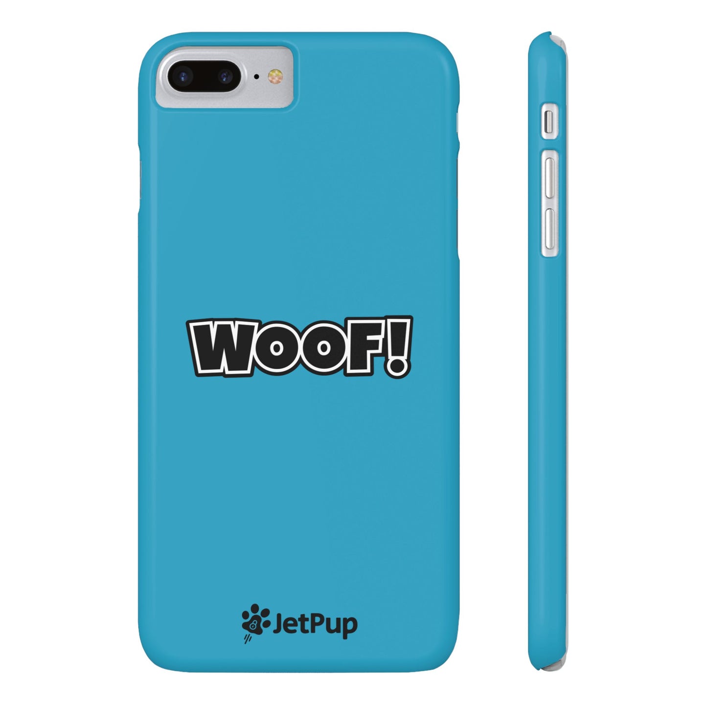 Woof Slim iPhone Cases -Turquoise