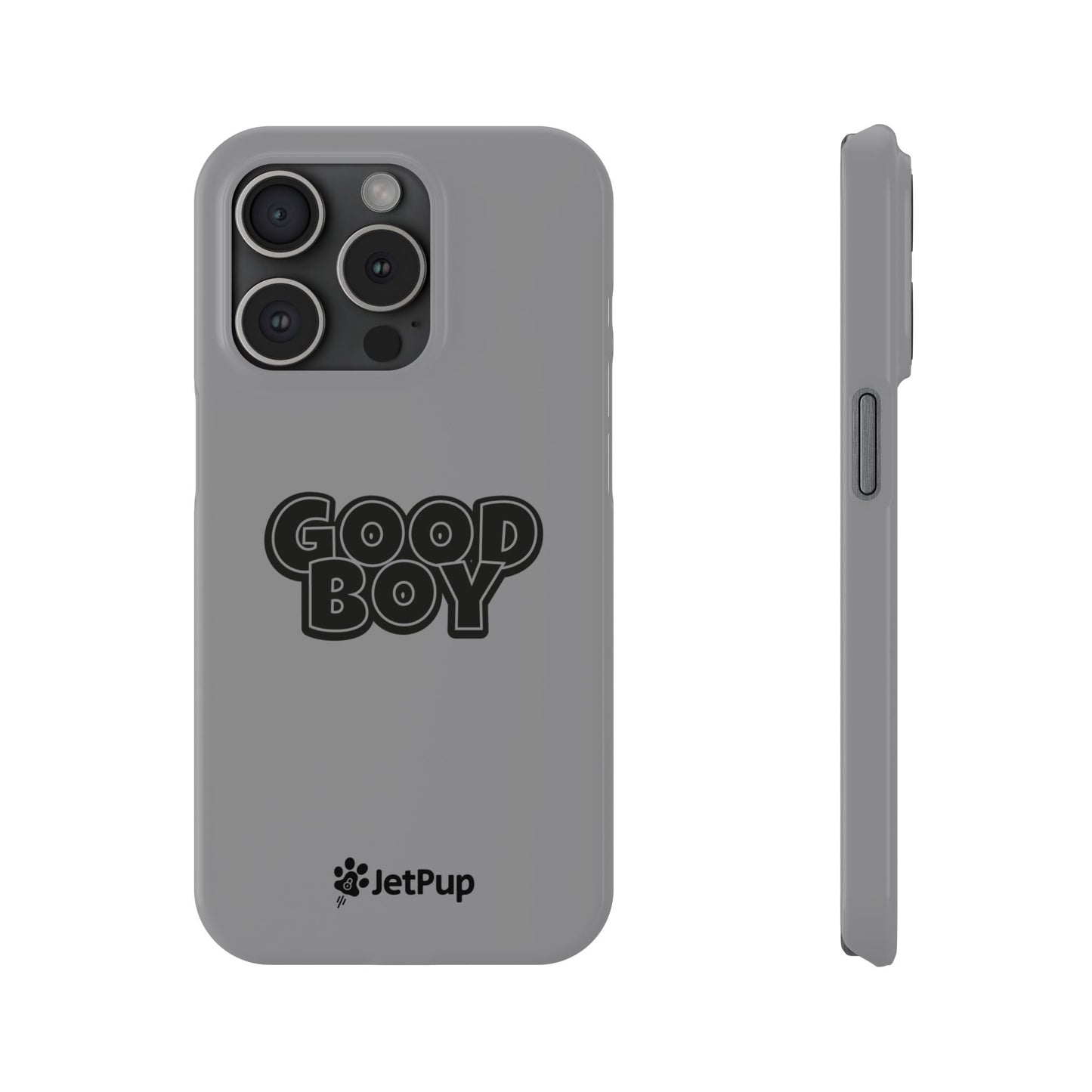 Good Boy Slim iPhone Cases - Grey
