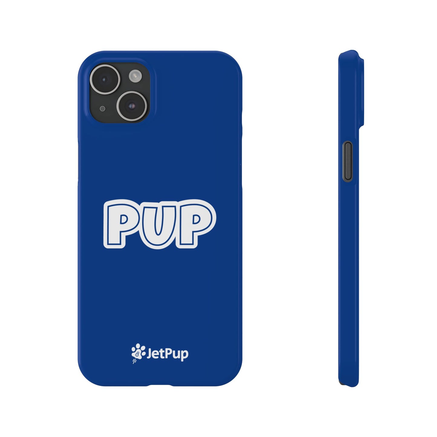 Pup Slim iPhone Cases - Blue