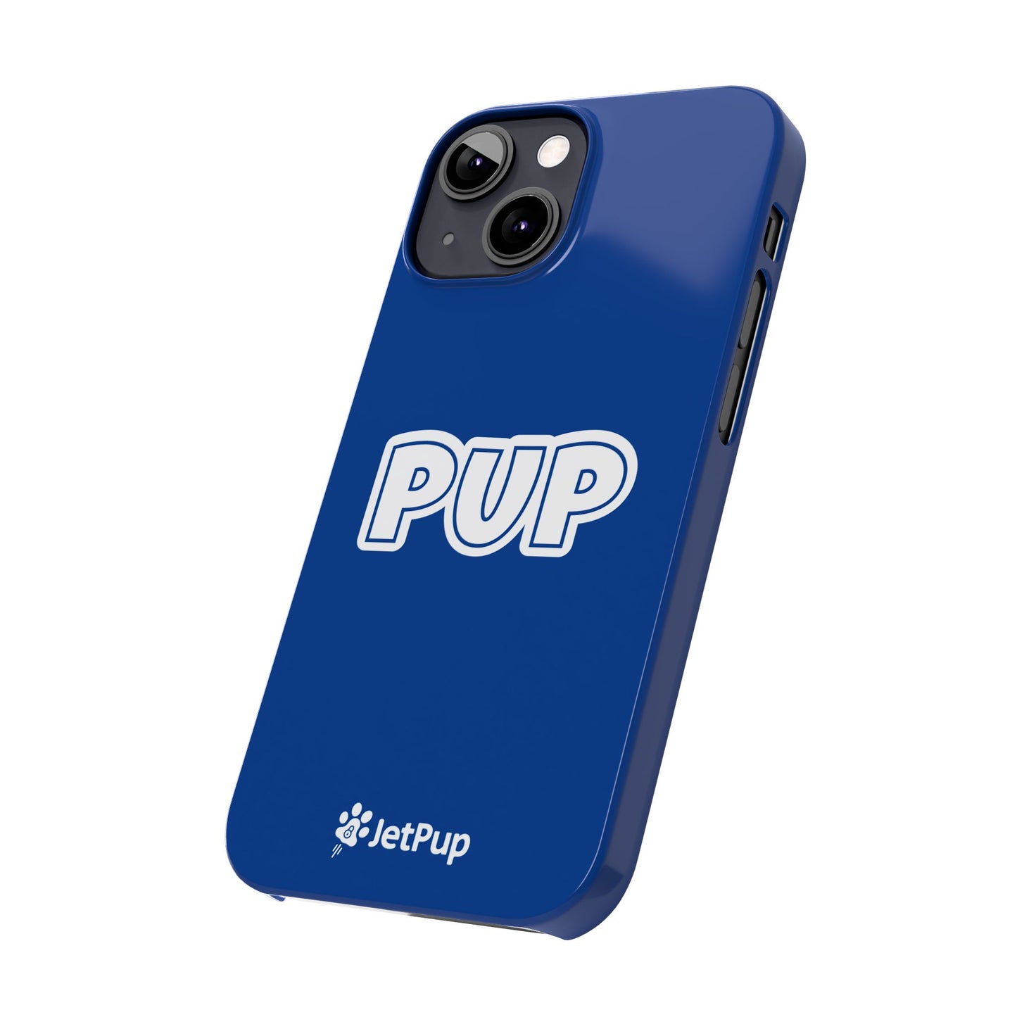 Pup Slim iPhone Cases - Blue