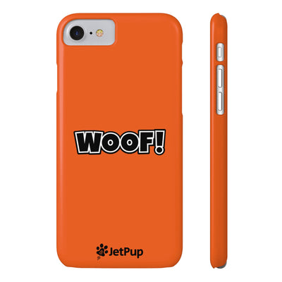 Woof Slim iPhone Cases - Orange