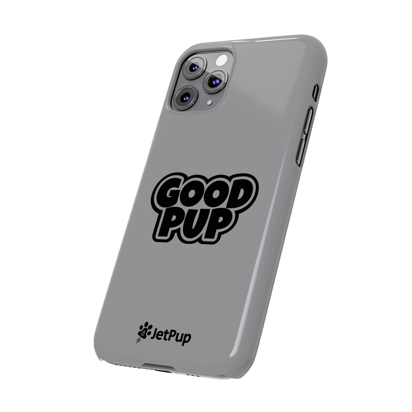 Good Pup Slim iPhone Cases - Grey