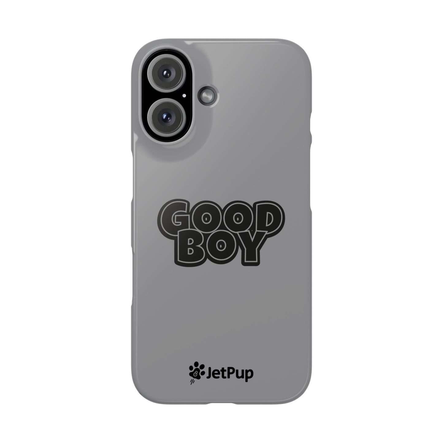 Good Boy Slim iPhone Cases - Grey
