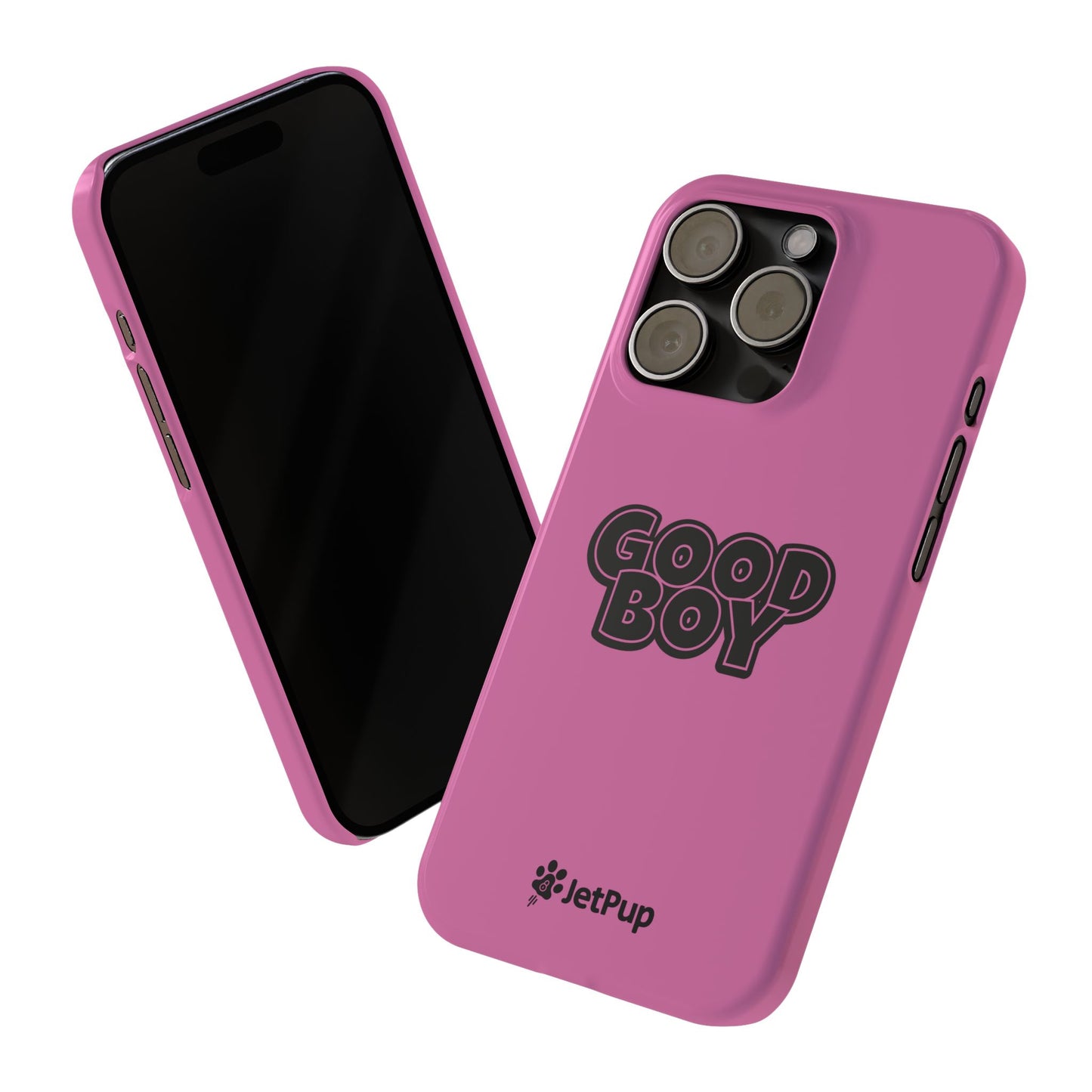 Good Boy Slim iPhone Cases - Pink