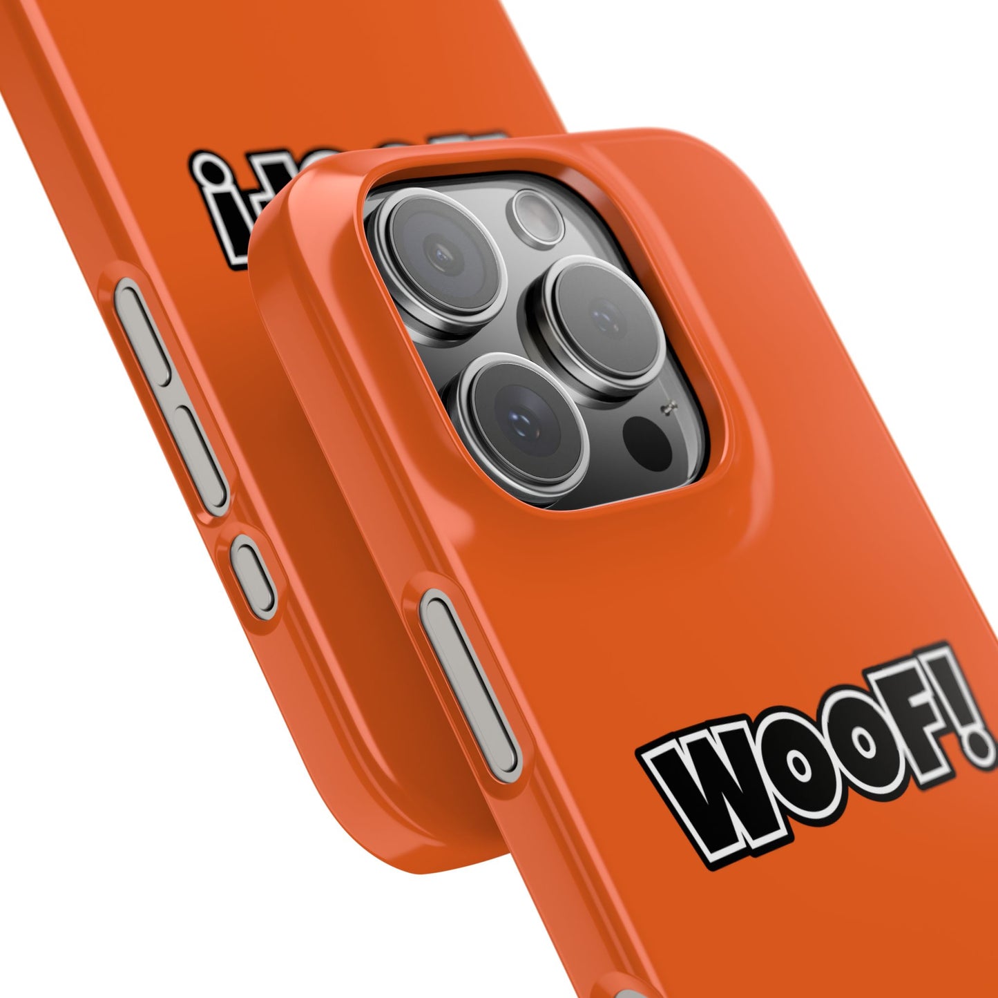 Woof Slim iPhone Cases - Orange
