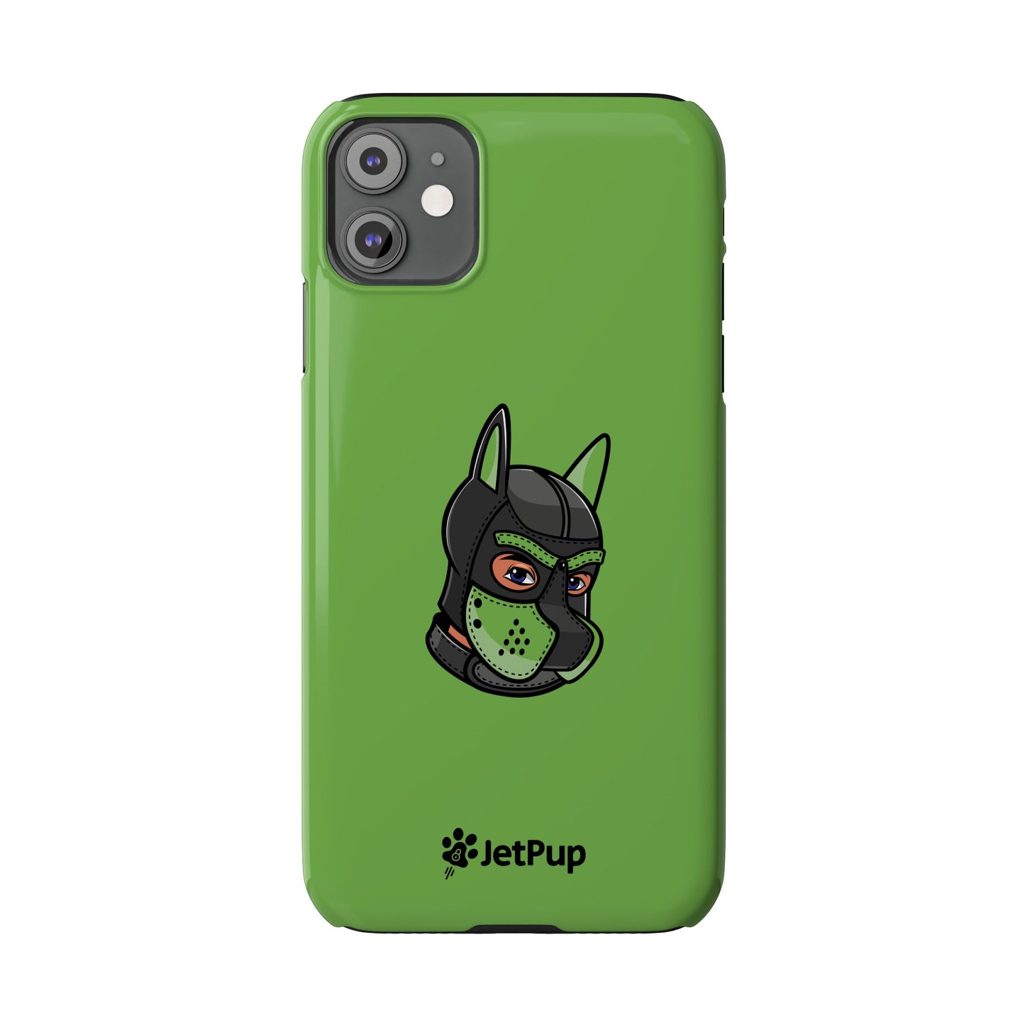 Pup Hood Slim iPhone Cases - Green