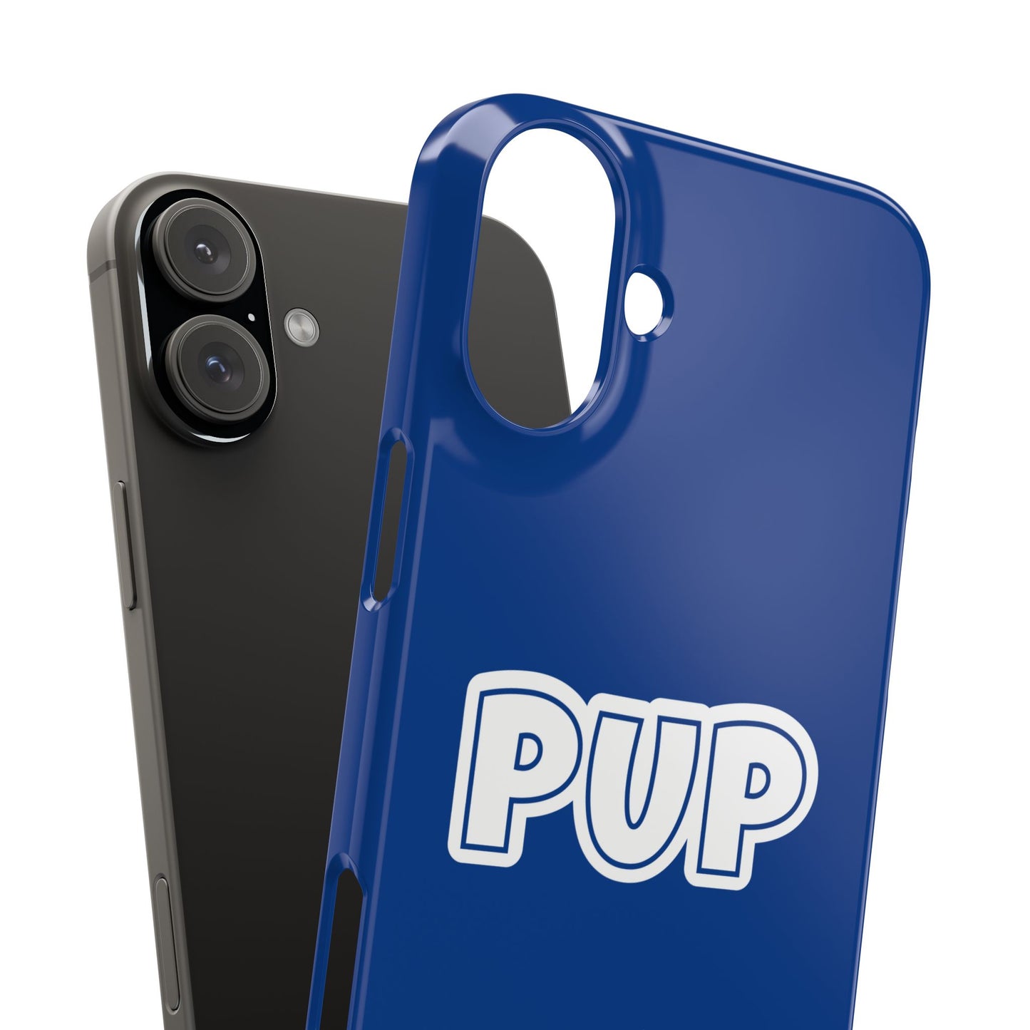 Pup Slim iPhone Cases - Blue